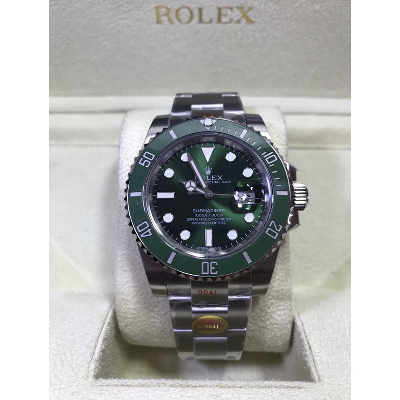 Rolex Submariner Hulk (Swiss Noob V12) แถมฟรีกล่อง (ถ่ายจากงานจริง 0814094254)