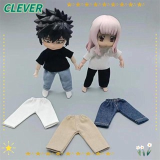 Clever เสื้อยืดแฟชั่นน่ารัก 8 สี ขนาดเล็ก อุปกรณ์เสริม สําหรับตุ๊กตา 1/11 OB11 Obitsu11Dolls 1/12Bjd