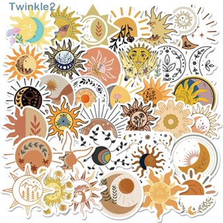 Twinkle สติกเกอร์ PVC ลายดวงอาทิตย์ หลากสีสัน สําหรับติดตกแต่งสมุดภาพ DIY 150 ชิ้น