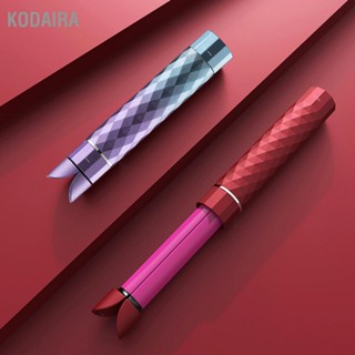 KODAIRA Curling Iron ลิปสติกรูปร่างแบบพกพาเครื่องหนีบผมด้วยความร้อนอย่างรวดเร็วสำหรับหอพัก AC 100 ถึง 240V