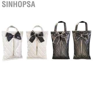 Sinhopsa Car Tissue Box  PU Leather  Lovely Appearance Holder for Vehicle