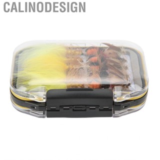 Calinodesign 30Pcs Fly Fishing Flies Simulated Vibrant Colors Lures Set For