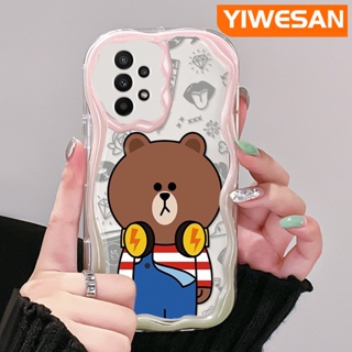 เคสมือถือ แบบนิ่ม แบบใส ลายการ์ตูนหมี กันกระแทก สําหรับ Samsung galaxy A22 4G A22 5G M22 A21s A23 A24