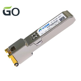 Jt-com Gigabit RJ45 SFP โมดูลรับส่งสัญญาณ ทองแดง 1000Mbps SFP RJ45 SFP เข้ากันได้กับสวิตช์อีเธอร์เน็ต Mikrotik Gigabit