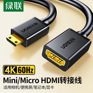 อะแดปเตอร์แปลงสายเคเบิ้ล hdmi เป็น hdmi ตัวผู้ ตัวเมีย ขนาดเล็ก เป็นพอร์ต HD ขนาดใหญ่