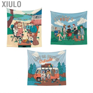 Xiulo Camping Hanging Cloth  Tapestry Good Drape Feeling for Hiking