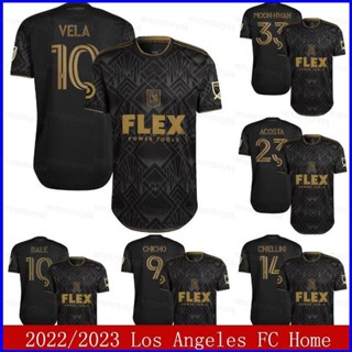 เสื้อกีฬาแขนสั้น ลายทีมชาติฟุตบอล Los Angeles FC GP1 2022-2023 ชุดเหย้า สําหรับผู้ชาย และผู้หญิง PG1