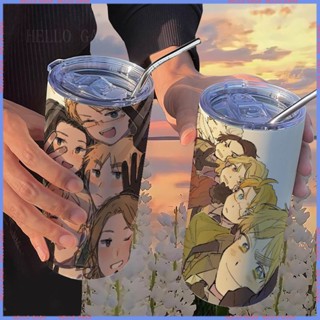 🥤สินค้าแอนิเมชั่น Limited Cartoon Cup🥤กระติกน้ําร้อน ลายการ์ตูนอนิเมะ Hetalia พร้อมหลอดดูด แบบพกพา คุณภาพสูง สําหรับนักเรียน