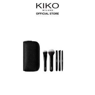 KIKO MILANO Travel Brush Set ทราเวล บรัช เซ็ต (ชุดแปรงแต่งหน้า, แปรงปัดแป้ง ปัดแก้ม ลงรองพื้น เฉดดิ้ง แต่งตา)