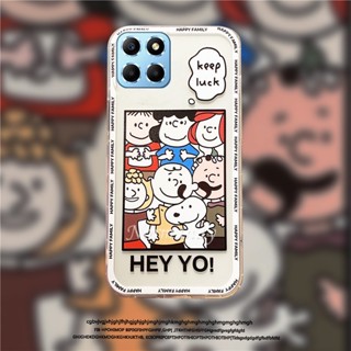 พร้อมส่ง เคสโทรศัพท์มือถือ ซิลิโคนนิ่ม บางมาก กันกระแทก ลายการ์ตูน Snoopy Family น่ารัก สําหรับ HonorX6a 4G HNONR X6a X5 Plus 4G 5G 2023