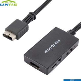 Uniis อะแดปเตอร์ PS2 เป็น HDMI 1080P คุณภาพสูง สําหรับ PS1 2 3