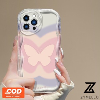 เคสโทรศัพท์มือถือ ซิลิโคน ลายผีเสื้อย้อมสี สําหรับ VIVO V29 V29 Lite V27 5G V27 Pro V27E V25 V25E V23 V23E V15 V20 Pro