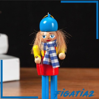 [Figatia2] ฟิกเกอร์ รูปแครกเกอร์คริสต์มาส แบบดั้งเดิม สําหรับตกแต่งสํานักงาน ของขวัญเด็ก 6 ชิ้น