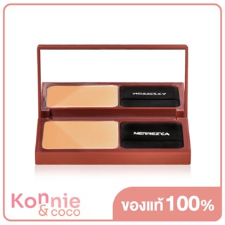 Merrezca Face Up Powder Pact SPF50/PA+++ 10g เมอร์เรซกา แป้งผสมรองพื้น.