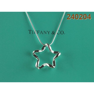 Tiffany&amp;co สร้อยคอเงิน 925 หรูหรา โรแมนติก ของขวัญวันวาเลนไทน์ แฟชั่น สําหรับแฟนสาว