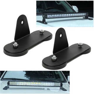 Awer 2pcs Powerful Magnetic Mount Bracket Holder Set Strong Magnetic Base Roof LED Light Bar