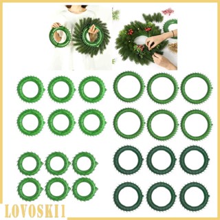 [Lovoski1] พวงหรีดคริสต์มาส DIY อุปกรณ์เสริม สําหรับตกแต่งบ้าน