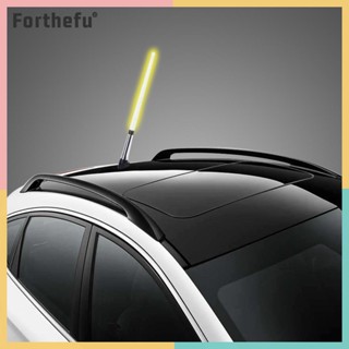 ★ Forthefu ★  #QZO เสาอากาศสัญญาณไฟภายนอกรถยนต์ LED AM FM