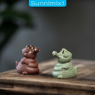 [Sunnimix1] ฟิกเกอร์รูปจระเข้ สําหรับตกแต่งบ้าน ห้องนั่งเล่น