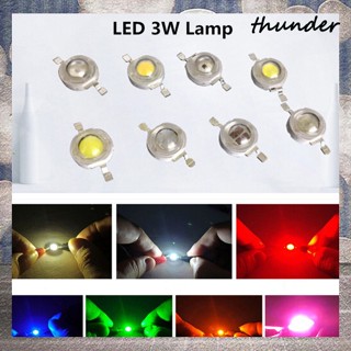 Thunder โคมไฟ LED 3W พลังงานสูง สว่างมาก 10 ชิ้น ต่อชุด สําหรับเวที