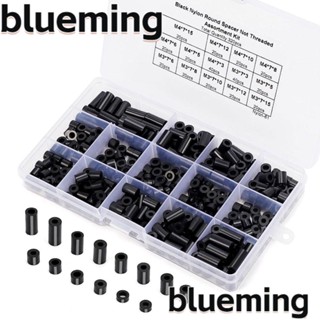 Blueming2 ชุดสกรูสเปเซอร์ ไนล่อน ทรงกลม สีดํา 320 ชิ้น