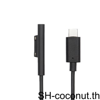 【Coco】สายชาร์จ Usb-c Type-C 12V 1 8 เมตร อุปกรณ์เสริม สําหรับแท็บเล็ต Surface Pro 1/2