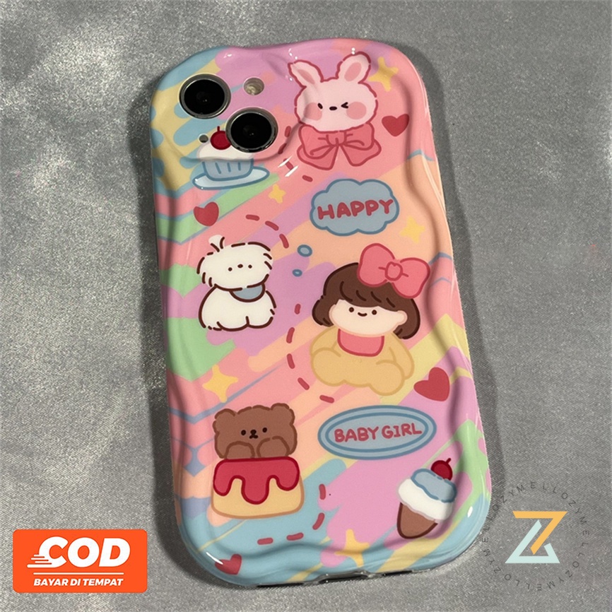 Oppo Reno12 F 5G Reno 12 5G Reno11 F Reno 11 5G Reno11 Pro Reno 10 5G Reno 8T Reno 8Z 5G Reno 7Z 5G Reno 8 Reno 7 4G Reno 6 5G Reno กระต่ายน่ารักBowknot ซิลิโคนพี
