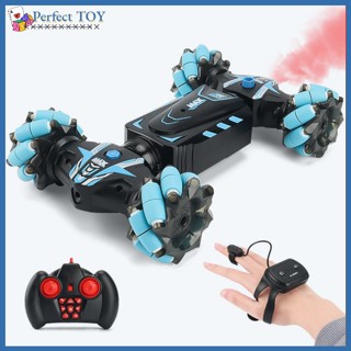 Pst Jc01 รีโมทคอนโทรลสเปรย์ Stunt Car Traverse Wheel Light Sound Multi-function Remote Control Vehicle