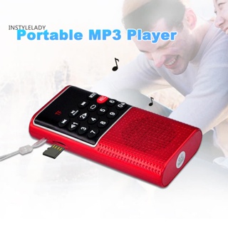 Instylelady L-328 เครื่องเล่น MP3 วิทยุ FM แบบพกพา ชาร์จ USB สําหรับกลางแจ้ง