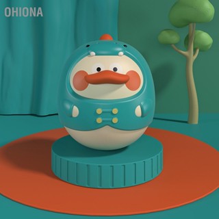 OHIONA Baby Wobbler ของเล่นเป็ด Tummy Time รูปสัตว์ขนาดใหญ่ Swaying Early การศึกษาของเล่นสำหรับทารกแรกเกิด