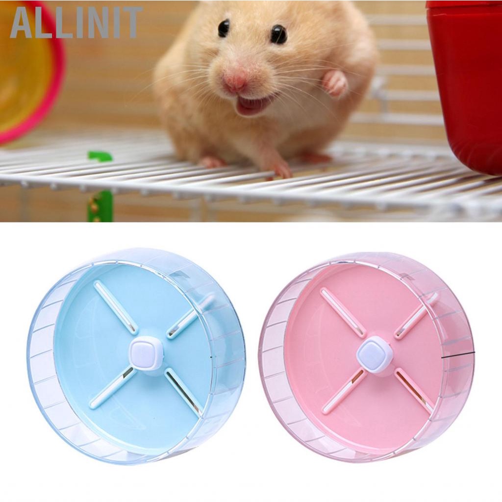 Picture of Allinit Hamster Wheel Acrylic Exercise Silent for Hamsters Cage ...