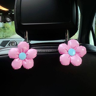 Leather Bow Petals Car Car Hook Car Front and Rear Row Car Car Seat Back Car Multi-Function eevJ