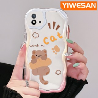 เคสโทรศัพท์มือถือ ซิลิกาเจลนิ่ม ใส กันกระแทก ลายแมวน่ารัก สําหรับ Realme C20 C20A C11 2021 C11 2020 Narzo 50i