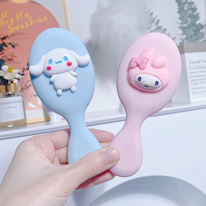 ถุงลมนิรภัยหวีการ์ตูน ทํานอง คุโรมิ หวีขนาดเล็กสาวนวดหวีเบาะหวีหัวนวด ต่อต้าน คงที่