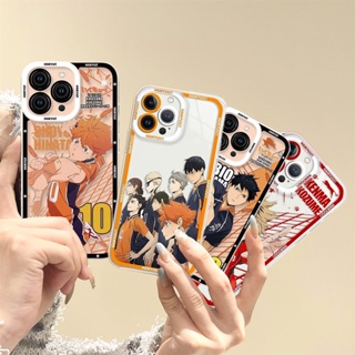 เคสโทรศัพท์มือถือแบบนิ่ม TPU ใส ลายการ์ตูนวอลเลย์บอล ไฮคิว!! คู่ตบฟ้าประทาน สําหรับ Samsung Galaxy A02 A10 A10S A11 A12 A20S A21S