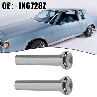 [ISHOWMAL-TH]2 Pcs Cars Chrome Door Lock Knobs For Buick For Chevrolet For Pontiac 1971-1988-New In 9-