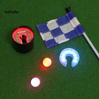 Turbobo โคมไฟ Led รูปเสาธงกอล์ฟ หลากสี สําหรับฝึกตีกอล์ฟกลางคืน