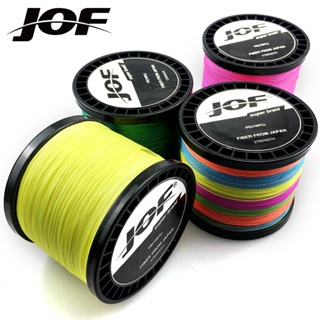 Jof สายเอ็นตกปลา แบบถัก 8 เส้น 0.8#-10.0# 0.14 มม.-0.57 มม. 18lb-96lb 500 ม.