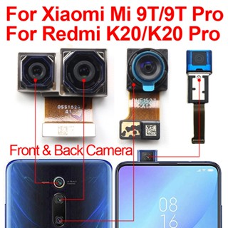 ของแท้ Mi 9T 9T Pro กล้องหน้า หลัง กล้องหลัง สําหรับ Xiaomi Mi 9T Mi 9T Pro โมดูลกล้องหลัง อะไหล่เปลี่ยน ยืดหยุ่น