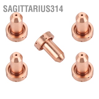 Sagittarius314 5pcs เครื่องตัดพลาสม่าหัวฉีดเคล็ดลับวัสดุสิ้นเปลือง 100A 9-8212 สำหรับ SL60-100 ตัดไฟฉาย