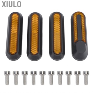 Xiulo Front Rear Reflector Night Reflection Reflective Strip with Mounting Screws for