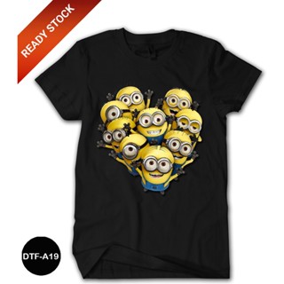 เสื้อยืดคอกลม แขนสั้น ผ้าฝ้าย 100% พิมพ์ลายการ์ตูน Despicable Me Minions Texas Minions พลัสไซซ์ สําหรับผู้ชาย