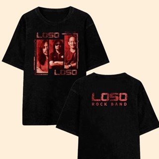 [COD] S-5XL ใหม่ Unisex LOSO เสื้อยืด วงร็อค 100% Cotton เสื้อยืดS-5XL