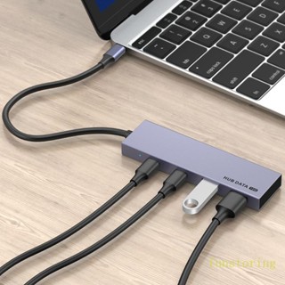 Fun ฮับ USB C 4 พอร์ต 10Gbps USB C เป็น USB3 1 TypeC