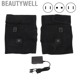 Beautywell Heated Knee Brace 3 Temperature Gears Promote Circulation Heating Wrap Pad with Pocket  Device