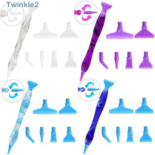 Twinkle ปากกาปักครอสติชคริสตัล เพชรเทียม 5D DIY