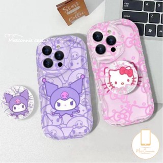 เคสโทรศัพท์มือถือ ลายการ์ตูนคิตตี้น่ารัก พร้อมสายคล้องมือ สําหรับ Infinix Hot 9 30 11 10 8 12 20 Play Hot 20i 30i 10Lite 9 8 Tecno Spark 10 10C Camon 20 Pro Note 30 12 Smart 5 6 7 6Plus