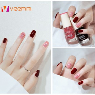 ยาทาเล็บ Kudan 8ml ยาทาเล็บแห้งเร็ว ยาทาเล็บไม่ลอกออกเป็นเวลานาน veemm
