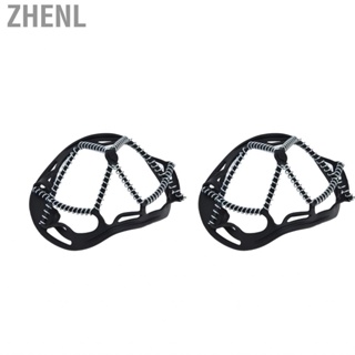 Zhenl Ice Snow Grips High Tension Spring Crampons for Jogging