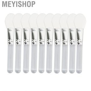 Meyishop 10pcs Silicone  Brush Beauty Applicator Transparency Mini Short